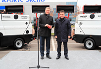 Андрей Воробьев передал Одинцовскому району 6 новых единиц коммунальной техники