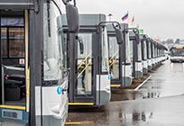Автопарк Одинцовского района пополнили 6 новых автобусов «ЛиАЗ»