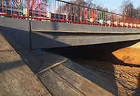В Одинцовском районе отремонтировали мост через реку Сторожку