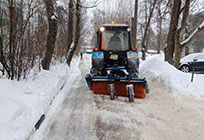Более 150 единиц специальной техники расчищают дворовые территории Одинцовского района от снега