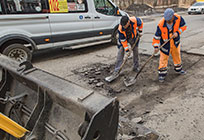 В Одинцово стартовал ямочный ремонт дорог местного значения