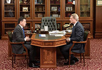 Андрей Иванов отчитался перед губернатором Андреем Воробьевым о работе в 2017 году и планах на 2018