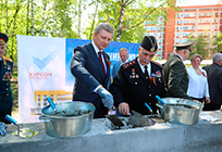 Андрей Иванов вместе с ветеранами дал старт строительству новой поликлиники в Одинцово