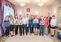 Торжественная церемония вручения паспортов гражданина РФ прошла в Одинцово