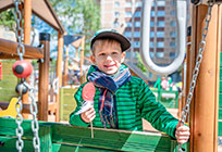 В Одинцово открылась игровая площадка для детей с ограниченными возможностями здоровья