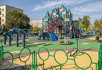 Новая детская площадка по программе губернатора «Наше Подмосковье» открылась в Кубинке-1