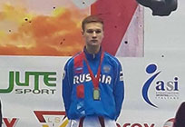 Успенский каратист Сергей Титов стал серебряным призером четвертого этапа Молодежной лиги Karate1