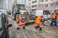 Более 180 единиц спецтехники ведут уборку снега в Одинцовском районе