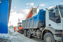 Дорожные службы Одинцовского района в зимний период вывезли более 170000 кубометров снега