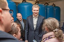 Андрей Иванов открыл новую станцию водоподготовки в селе Усово