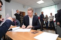 Андрей Иванов проголосовал на выборах в Совет депутатов Одинцовского городского округа