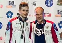 Григорий Семенюк завоевал бронзовую медаль Первенства Европы по фехтованию