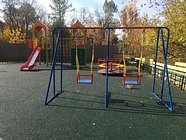 Две детские площадки модернизировали в Звенигороде