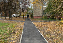 Ремонт тротуаров выполнен в Звенигороде на 100%