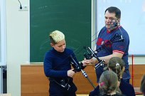 Михаил Диктованный провел «Урок доброты» в Одинцовской школе №1