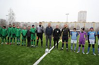 Андрей Иванов открыл после реконструкции стадион в микрорайоне №8 Одинцово