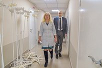 Ход ремонта больницы в Звенигороде проверил Дмитрий Голубков