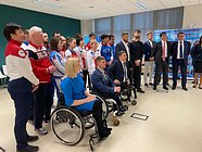 В Олимпийском университете в Сочи прошла встреча паралимпийцев с Владимиром Путиным