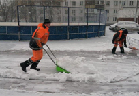 В уборке снега в Одинцовском округе задействовано около 350 человек и 90 единиц техники