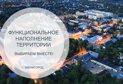 Звенигород выбирает функциональное наполнение общественной территории «Уездный город»