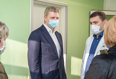 Андрей Иванов проверил готовность хирургического отделения ООБ к приему пациентов