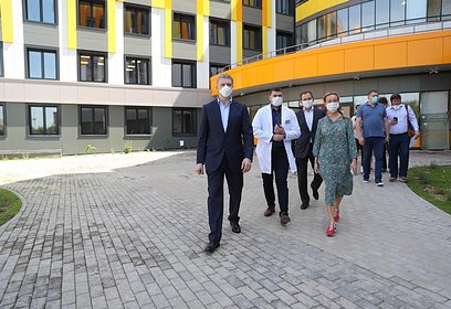 Ольга Забралова и Андрей Иванов проверили готовность Одинцовской поликлиники №1 к приёму пациентов