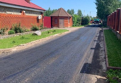 Завершаются дорожно-ремонтные работы в деревне Супонево