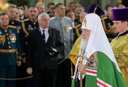 Главный храм Вооружённых сил в Кубинке освятил Патриарх Кирилл