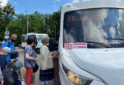 На маршруте №48П «ст. Голицыно — парк «Патриот» запущен второй автобус