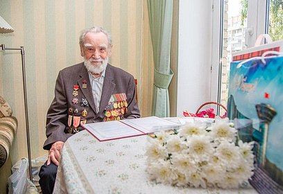 Ветерана Великой Отечественной войны поздравили с 95-летием в Одинцовском округе