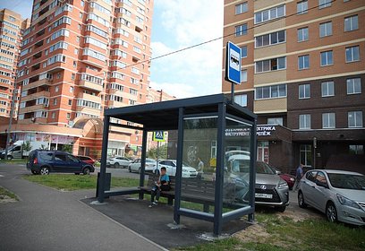 Шесть автобусных остановок планируется обновить в Звенигороде к 1 сентября