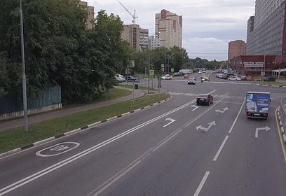 На перекрёстке Можайского и Красногорского шоссе изменилась схема движения