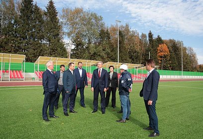 Завершилось строительство нового футбольного стадиона в Жаворонках