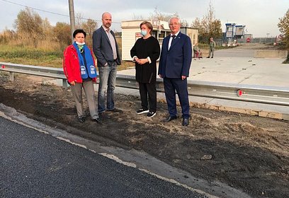 Единороссы проверили качество дорожного ремонта в Звенигороде