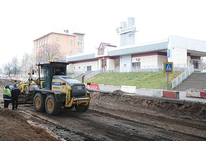 Андрей Иванов поручил в течение 3-х недель завершить дорожные работы возле станции Звенигород