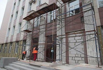 Капитальный ремонт нового корпуса школы №12 в Одинцово выполнена на 50%