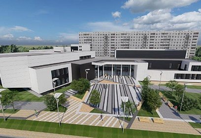 Строительство нового Дома культуры в поселке Горки-10 завершено на 65%
