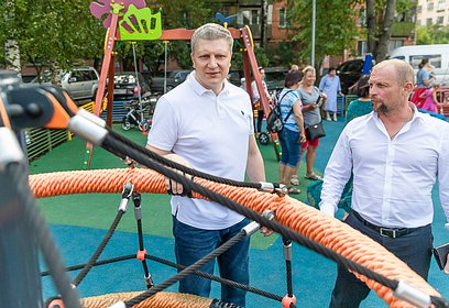 Две современные детские площадки открылись в Одинцово