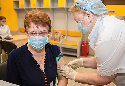 Количество вакцинированных в Одинцовском округе приблизилось к 80 тысячам человек