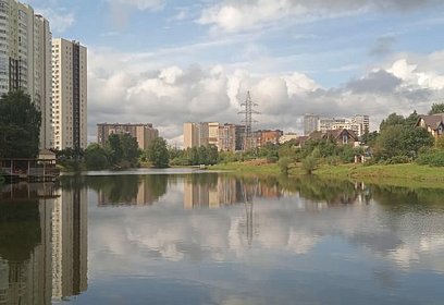 В Одинцовском округе завершена очистка Глазынинского пруда