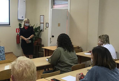 Сотрудники полиции УМВД России по Одинцовскому округу провели лекцию по дистанционному мошенничеству