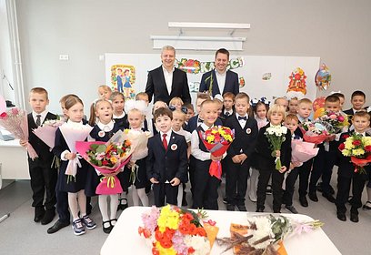 Андрей Иванов и Вячеслав Духин открыли новую школу на 1160 мест в Одинцово-1