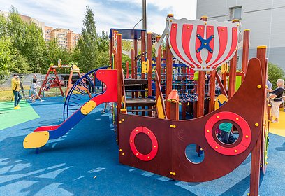 В 2022 году в рамках губернаторской программы в Одинцовском округе установят 7 детских площадок