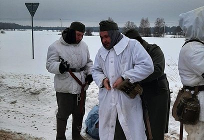 Звенигородские лесники приняли участие в учебно-тактическом выезде «На линии фронта»