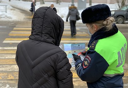 В Одинцовском городском округе проходит профилактический рейд «Пешеходный переход»