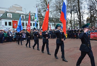 В Звенигороде прошел парад военной техники времен Великой Отечественной войны