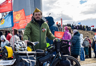 Сотрудник «Специального центра «Звенигород» совершил одиночный велопробег в честь героев Великой Отечественной