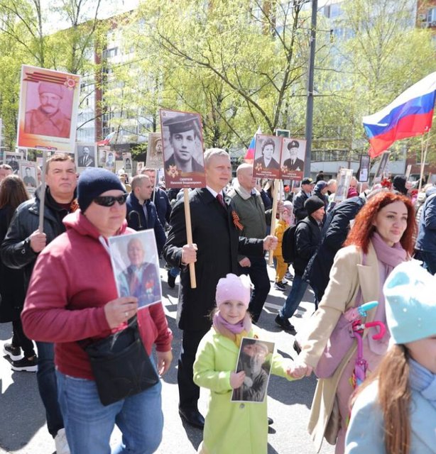 В акции «Бессмертный полк» в Одинцовском округе приняли участие более 15 тысяч человек