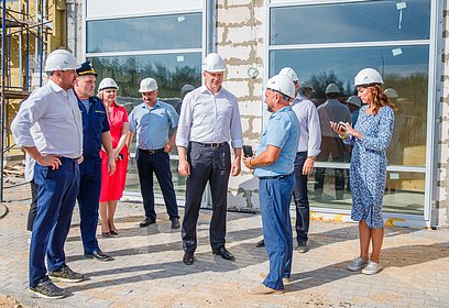 Строительство детского сада на 330 мест в Кубинке проинспектировал глава Одинцовского округа