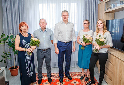 Глава Одинцовского округа осмотрел в Солманово новые квартиры для переселенцев из аварийного жилья